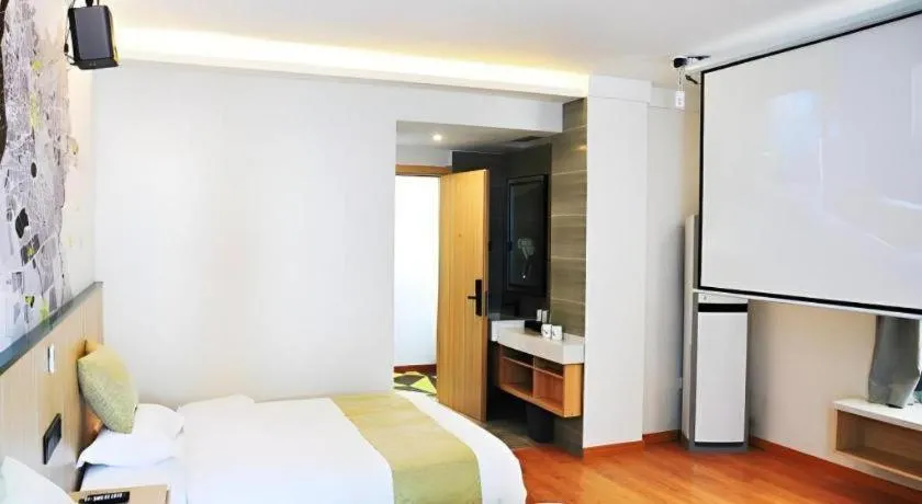 Bed in Vatica Hotel Huangshan South Gate Terminal Station