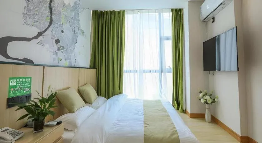 Bed in Vatica Hotel Huangshan South Gate Terminal Station