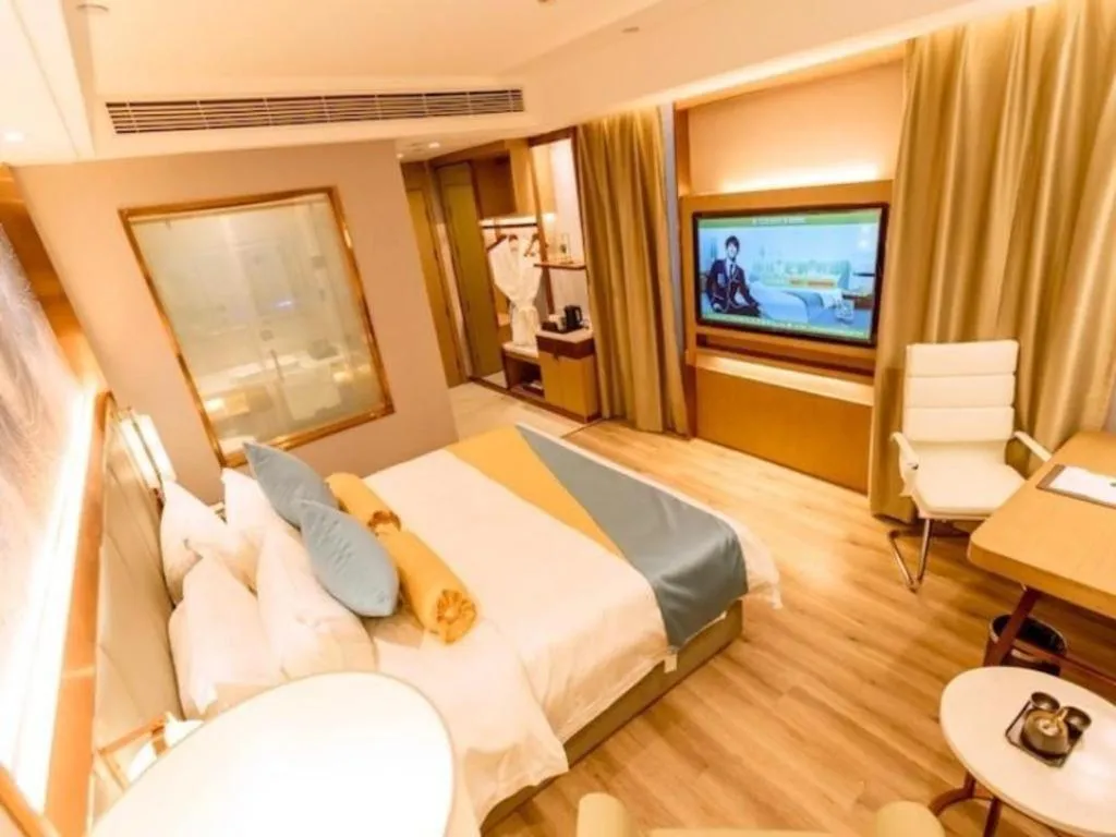 Bed in GreenTree Eastern Hotel Suqian Sihong Executive Center