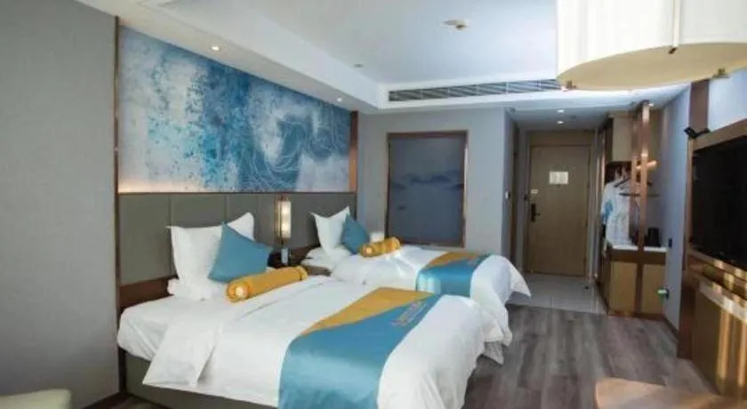 Bed in GreenTree Eastern Hotel Suqian Sihong Executive Center