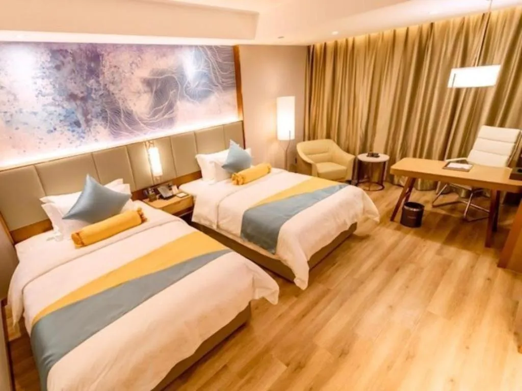 Bed in GreenTree Eastern Hotel Suqian Sihong Executive Center