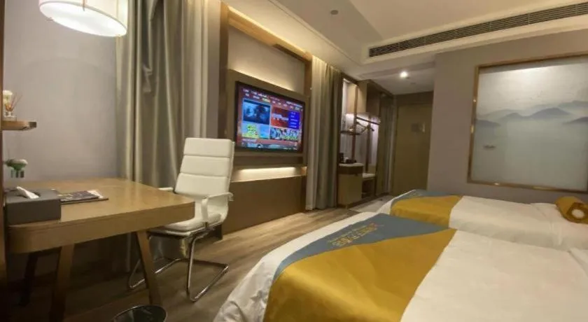 Bed in GreenTree Eastern Hotel Suqian Sihong Executive Center