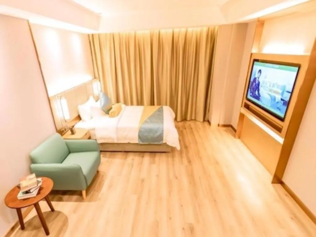 Bed in GreenTree Eastern Hotel Suqian Sihong Executive Center