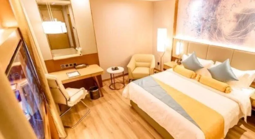 Bed in GreenTree Eastern Hotel Suqian Sihong Executive Center