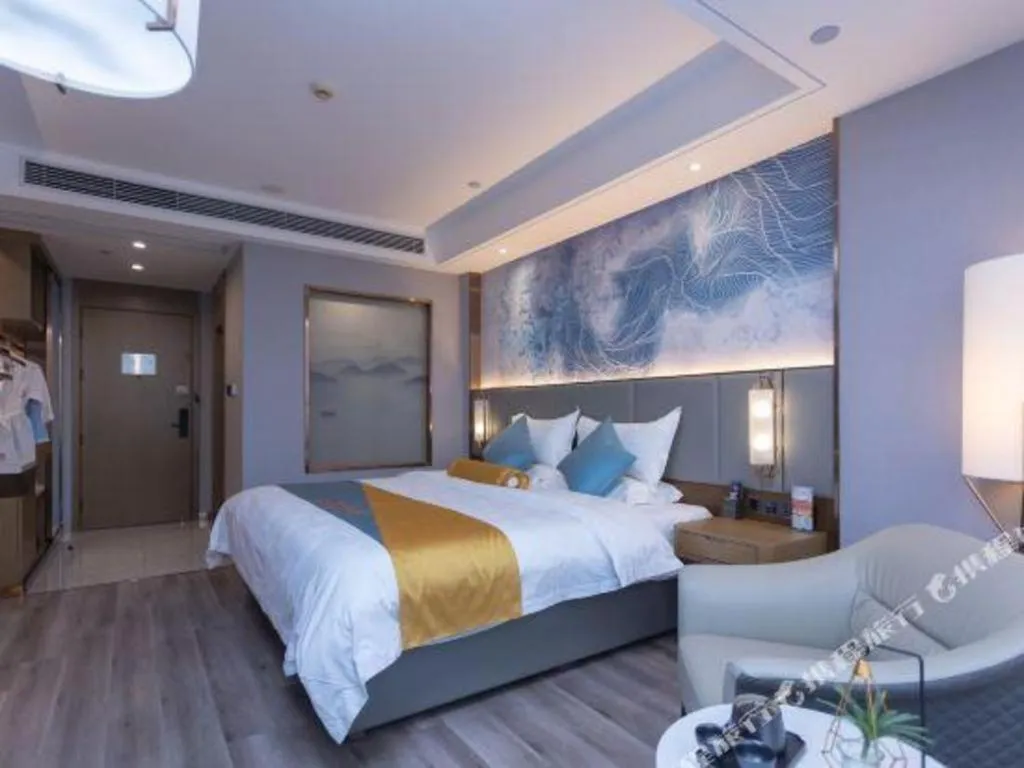 Bed in GreenTree Eastern Hotel Suqian Sihong Executive Center