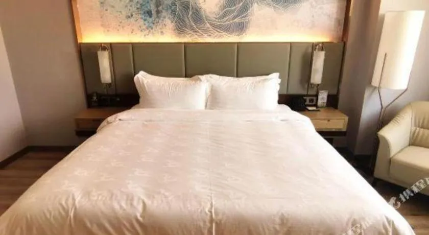 Bed in GreenTree Eastern Hotel Suqian Sihong Executive Center