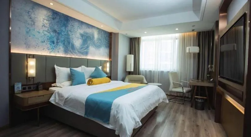 Bed in GreenTree Eastern Hotel Suqian Sihong Executive Center