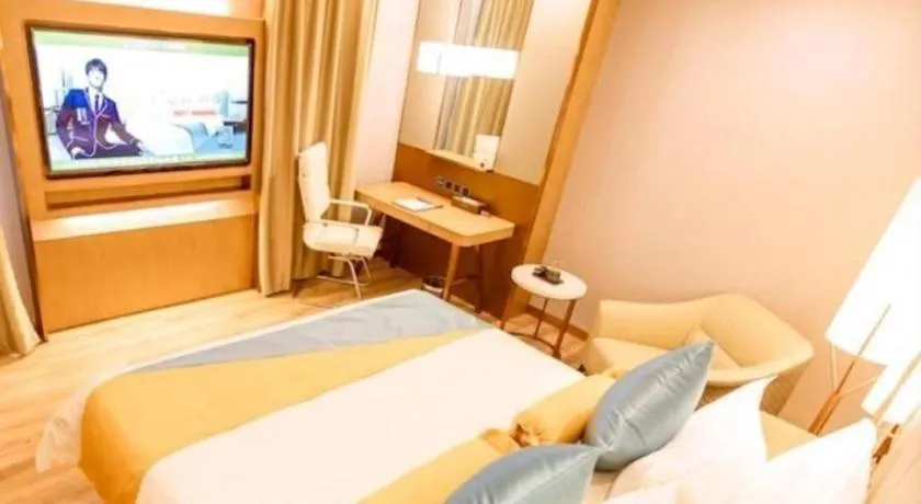 Bed in GreenTree Eastern Hotel Suqian Sihong Executive Center