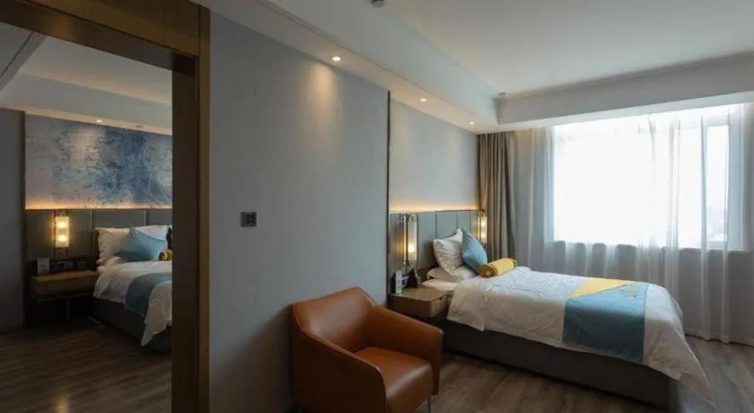 Bed in GreenTree Eastern Hotel Suqian Sihong Executive Center