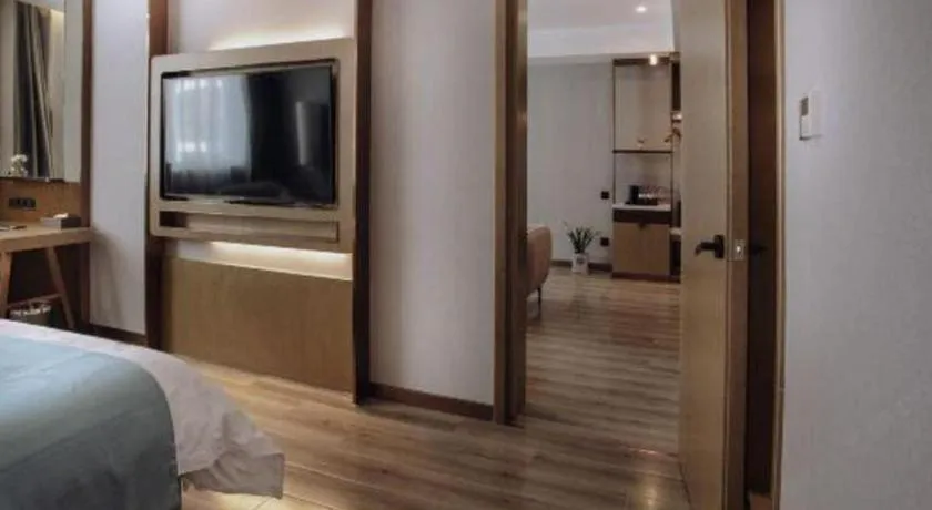 Bed in GreenTree Eastern Hotel Suqian Sihong Executive Center