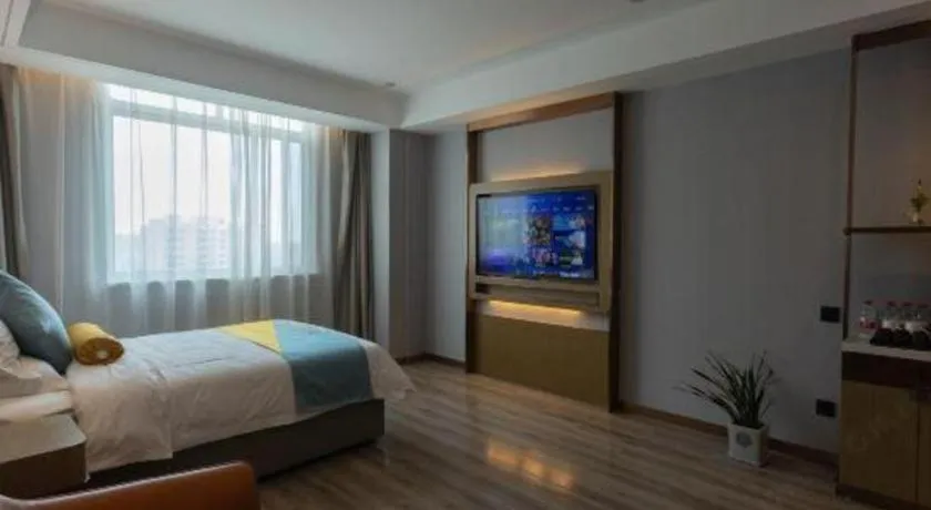 Bed in GreenTree Eastern Hotel Suqian Sihong Executive Center