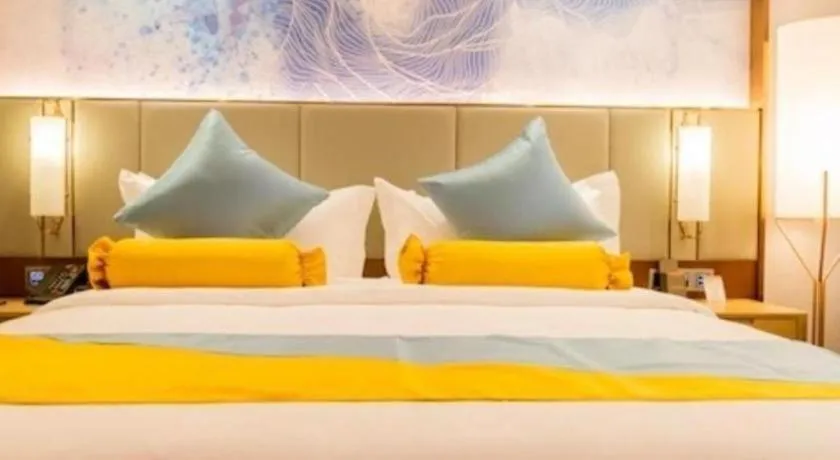 Bed in GreenTree Eastern Hotel Suqian Sihong Executive Center