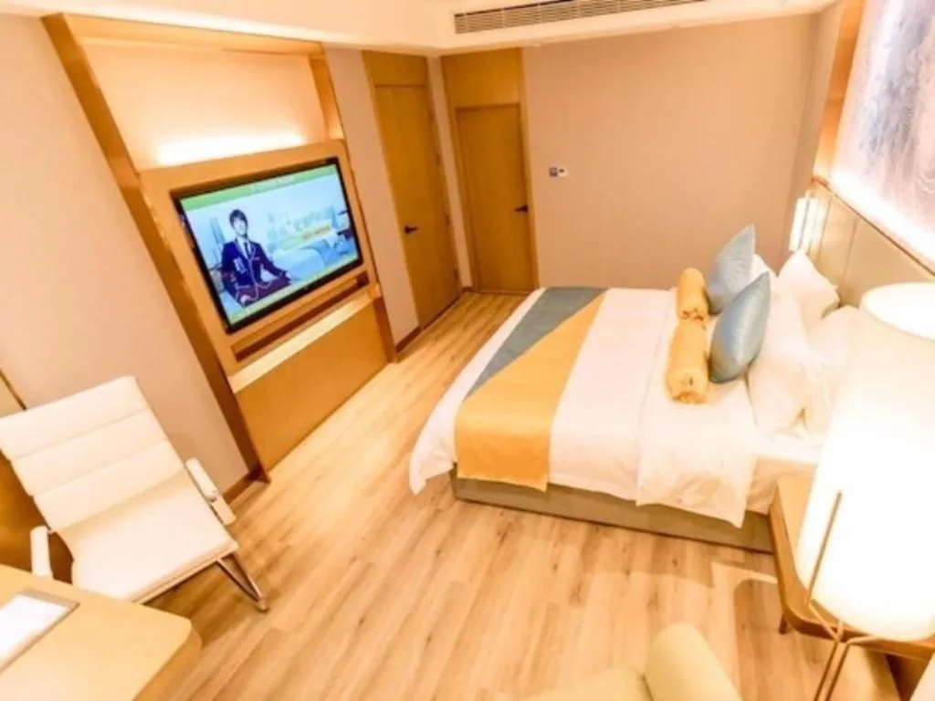 Bed in GreenTree Eastern Hotel Suqian Sihong Executive Center