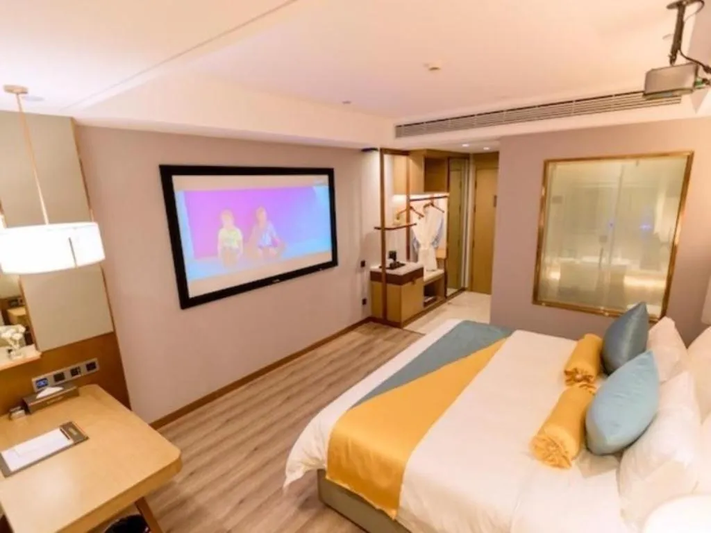 Bed in GreenTree Eastern Hotel Suqian Sihong Executive Center