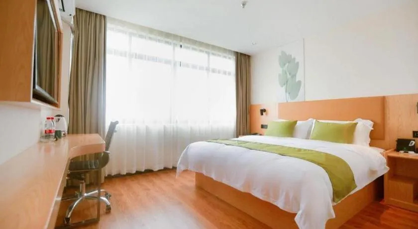 Bed in GreenTree Inn Express Guangxi Nanning Mingyang Avenue Nanning Airport