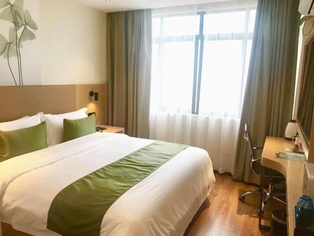 Bed in GreenTree Inn Express Guangxi Nanning Mingyang Avenue Nanning Airport