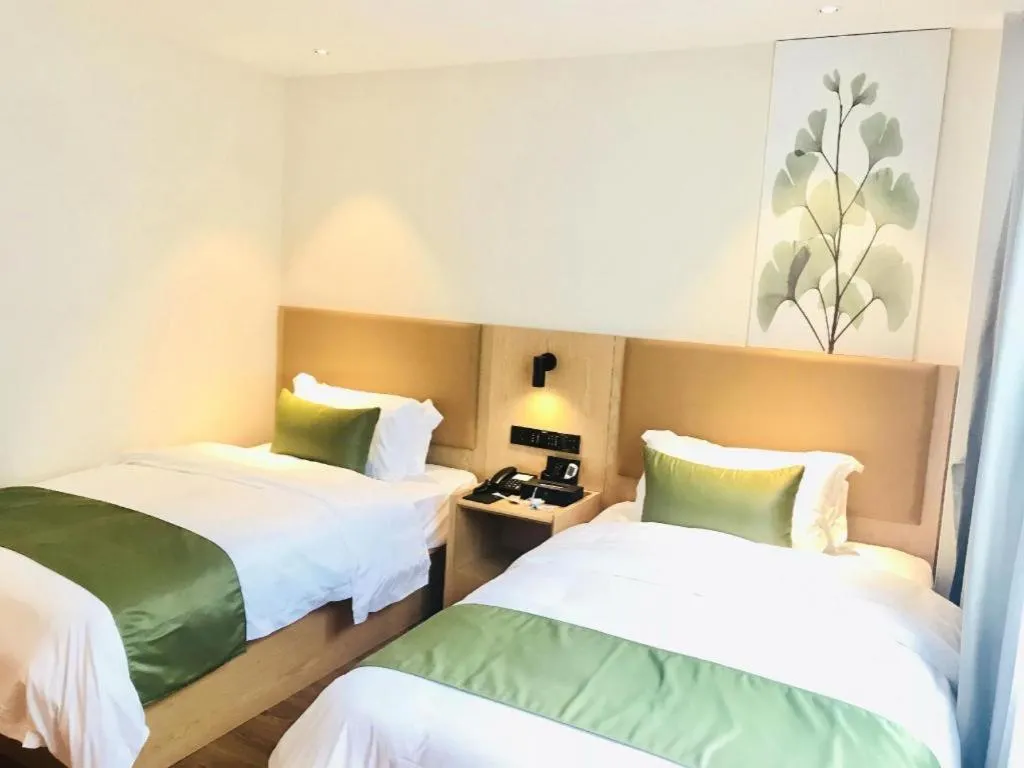 Bed in GreenTree Inn Express Guangxi Nanning Mingyang Avenue Nanning Airport