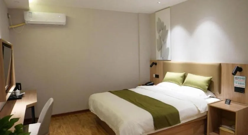 Bed in GreenTree Inn Hebei Xingtai Pingxiang County Jianshe Street