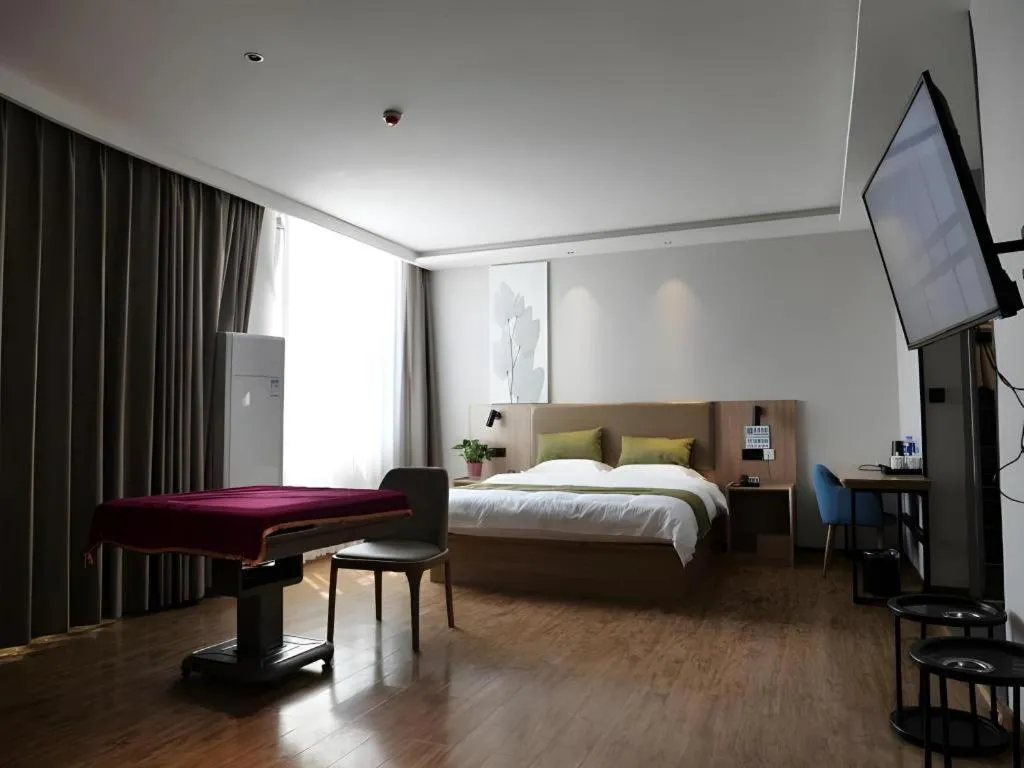 Bed in GreenTree Inn Hebei Xingtai Pingxiang County Jianshe Street