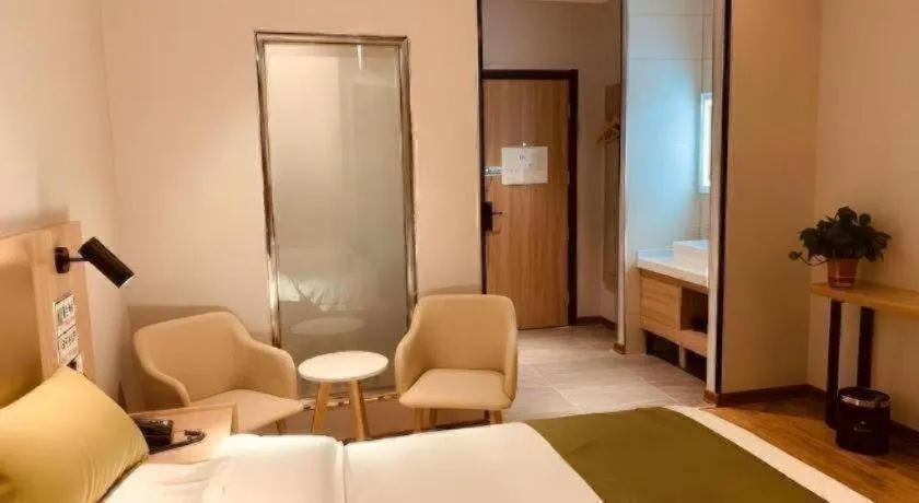 Bed in GreenTree Inn Hebei Xingtai Pingxiang County Jianshe Street