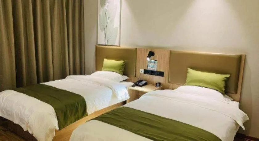 Bed in GreenTree Inn Hebei Xingtai Pingxiang County Jianshe Street
