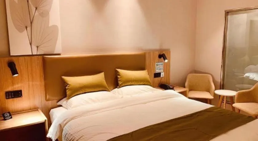 Bed in GreenTree Inn Hebei Xingtai Pingxiang County Jianshe Street