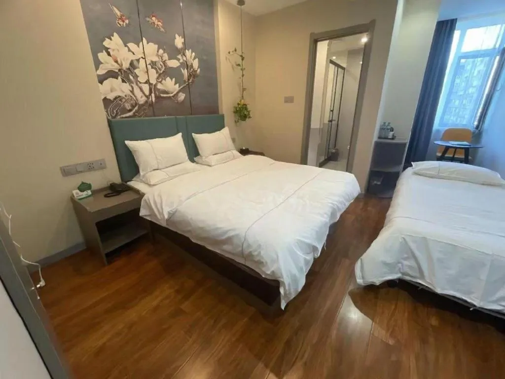 Bed in GreenTree Inn Shenyang Huanggu District Union Building