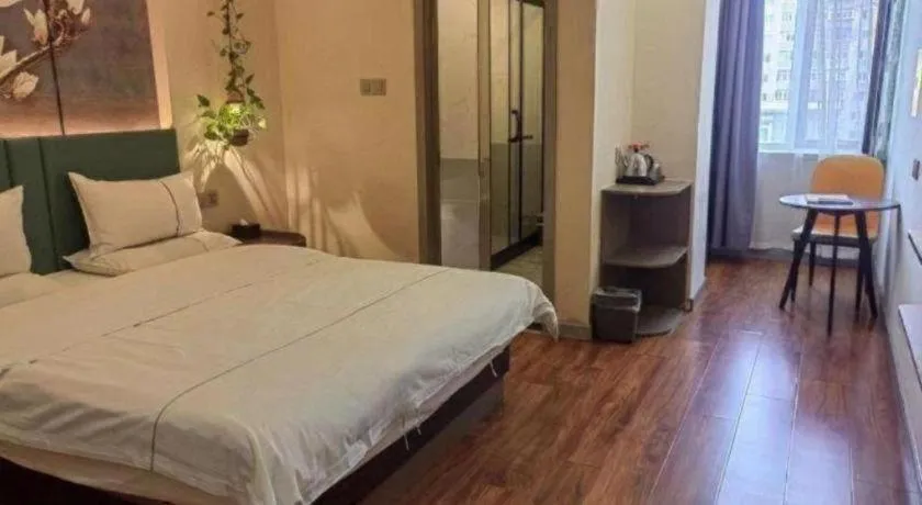 Bed in GreenTree Inn Shenyang Huanggu District Union Building