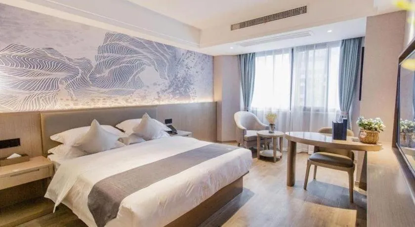 Bed in GreenTree Eastern Hotel Chizhou Tonghui Plaza
