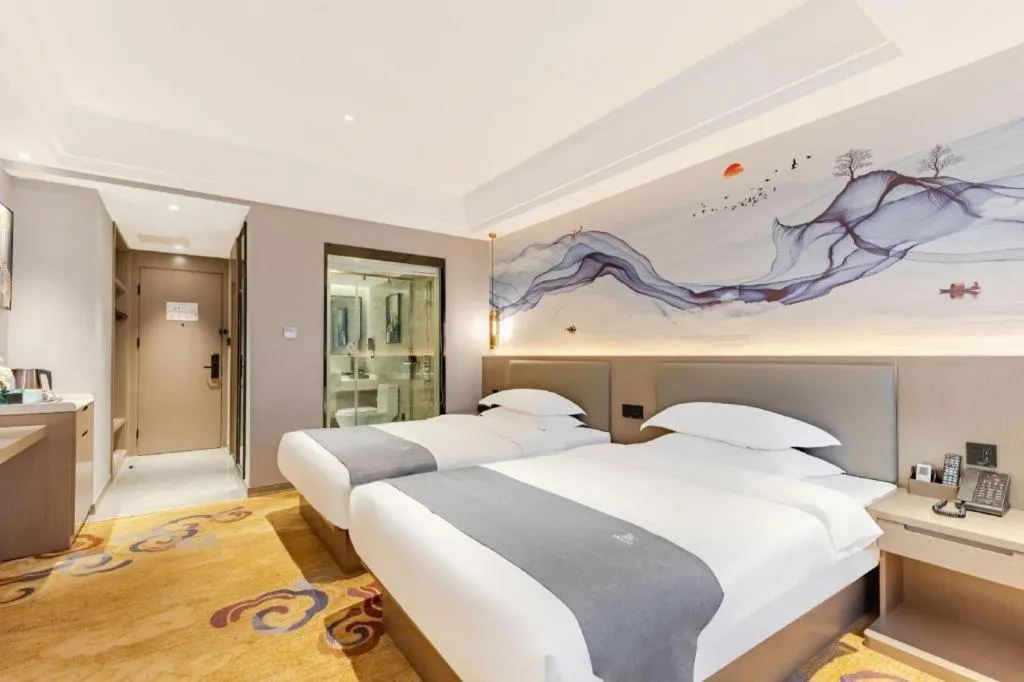 Bed in GreenTree Eastern Hotel Chizhou Tonghui Plaza
