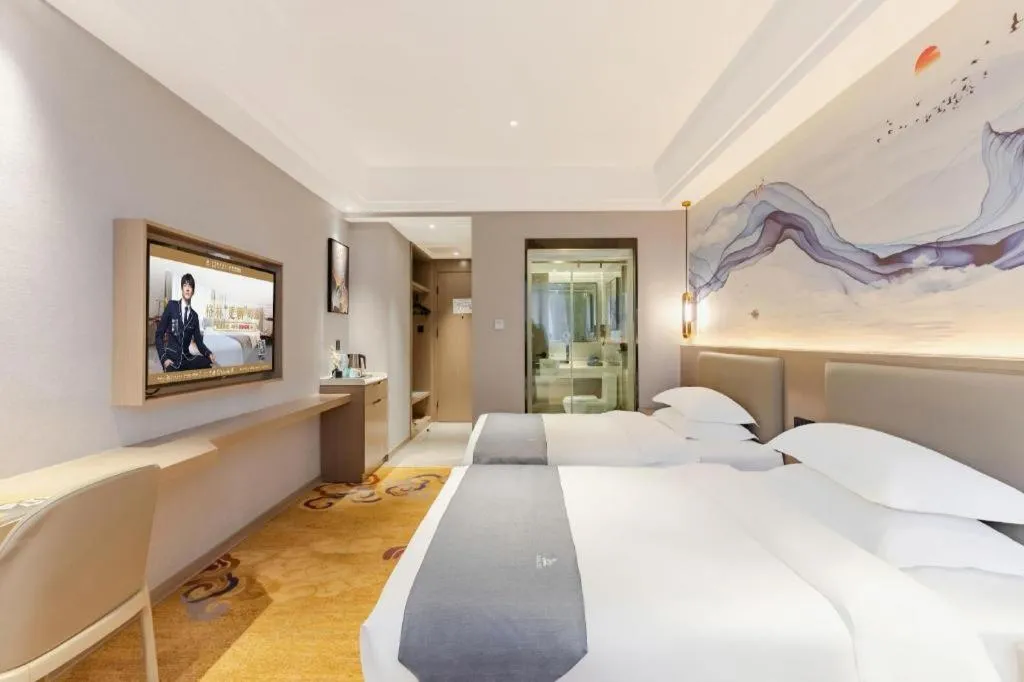 Bed in GreenTree Eastern Hotel Chizhou Tonghui Plaza