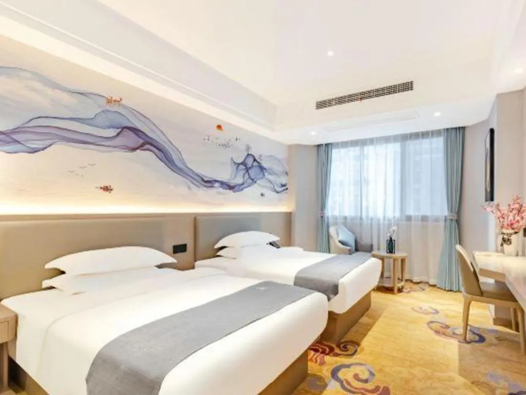 Bed in GreenTree Eastern Hotel Chizhou Tonghui Plaza