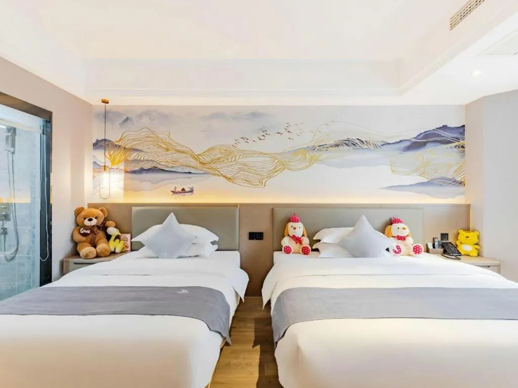 Bed in GreenTree Eastern Hotel Chizhou Tonghui Plaza