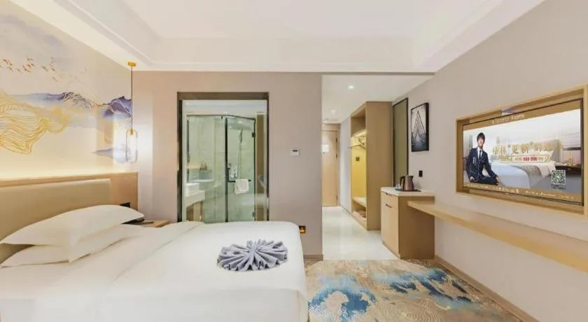 Bed in GreenTree Eastern Hotel Chizhou Tonghui Plaza