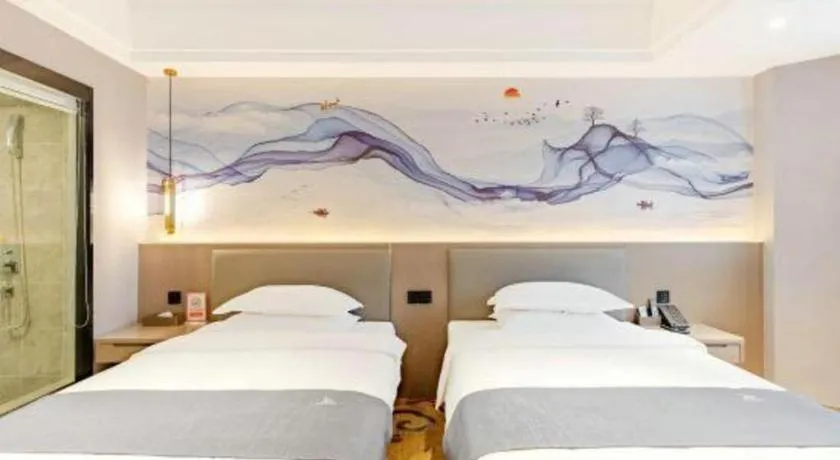 Bed in GreenTree Eastern Hotel Chizhou Tonghui Plaza