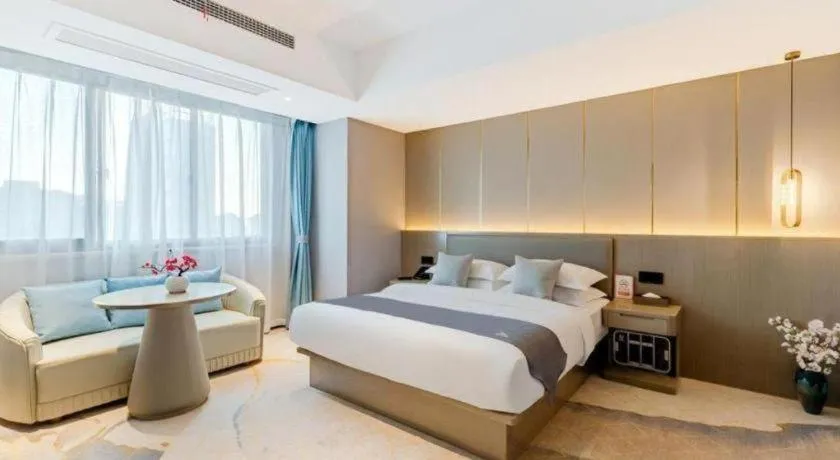 Bed in GreenTree Eastern Hotel Chizhou Tonghui Plaza