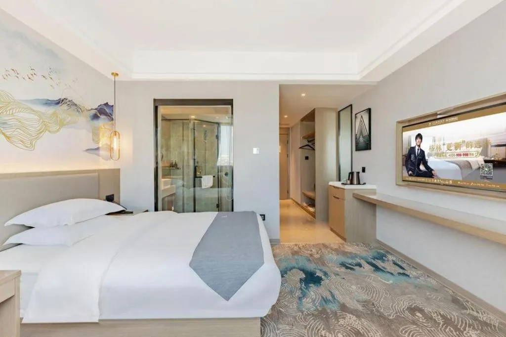 Bed in GreenTree Eastern Hotel Chizhou Tonghui Plaza