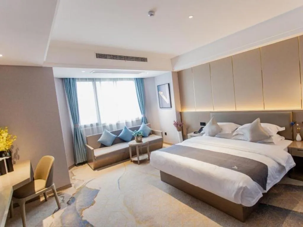 Bed in GreenTree Eastern Hotel Chizhou Tonghui Plaza