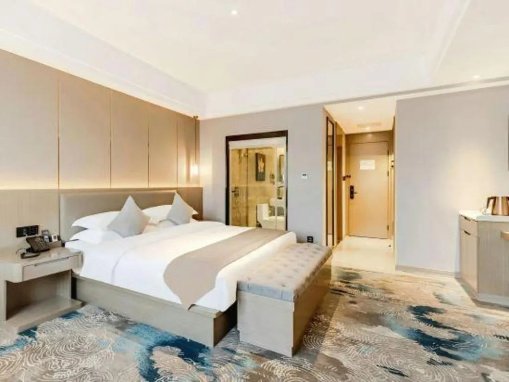 Bed in GreenTree Eastern Hotel Chizhou Tonghui Plaza