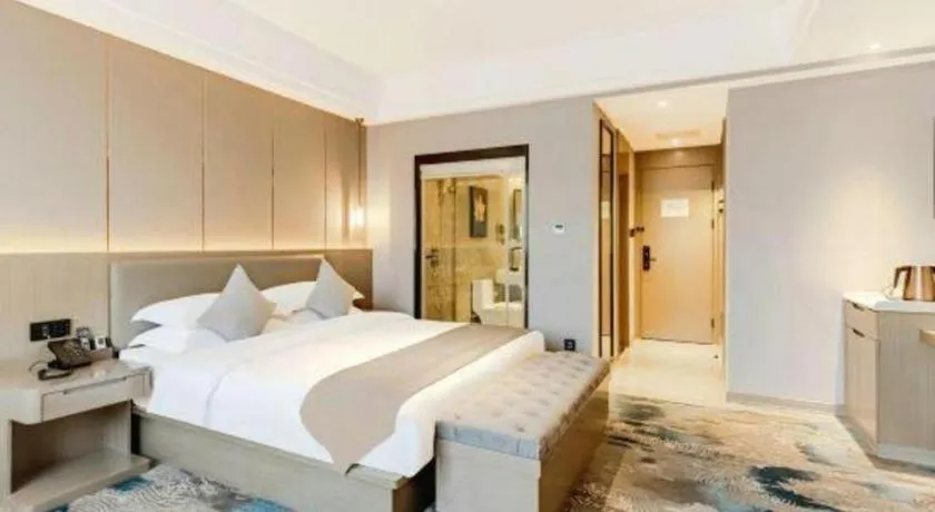 Bed in GreenTree Eastern Hotel Chizhou Tonghui Plaza