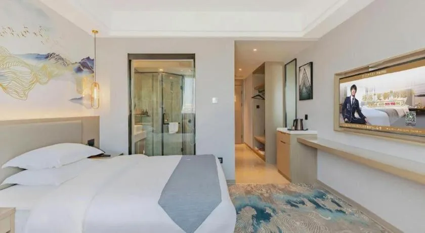 Bed in GreenTree Eastern Hotel Chizhou Tonghui Plaza