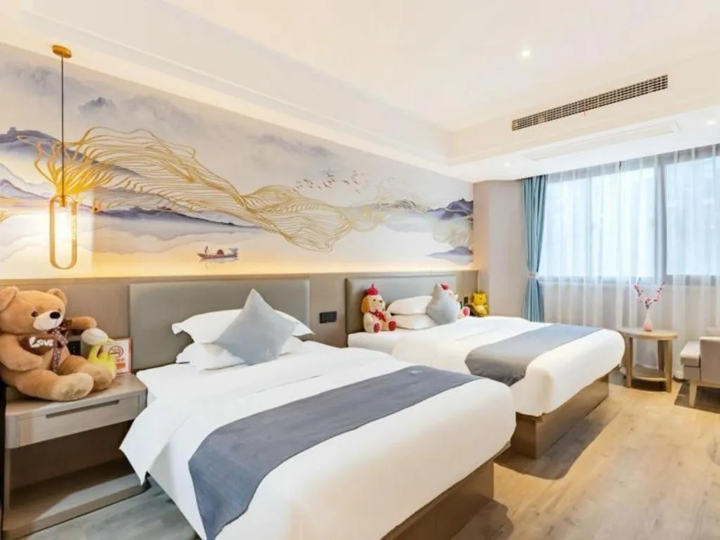 Bed in GreenTree Eastern Hotel Chizhou Tonghui Plaza