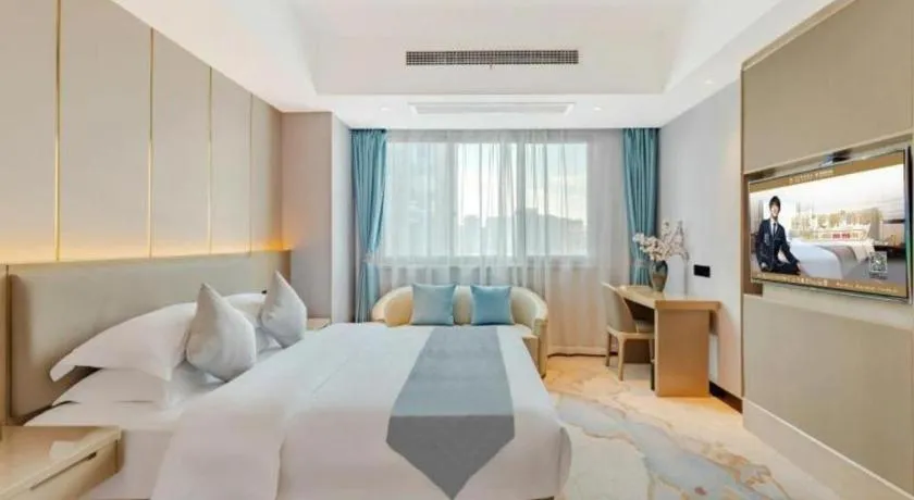 Bed in GreenTree Eastern Hotel Chizhou Tonghui Plaza