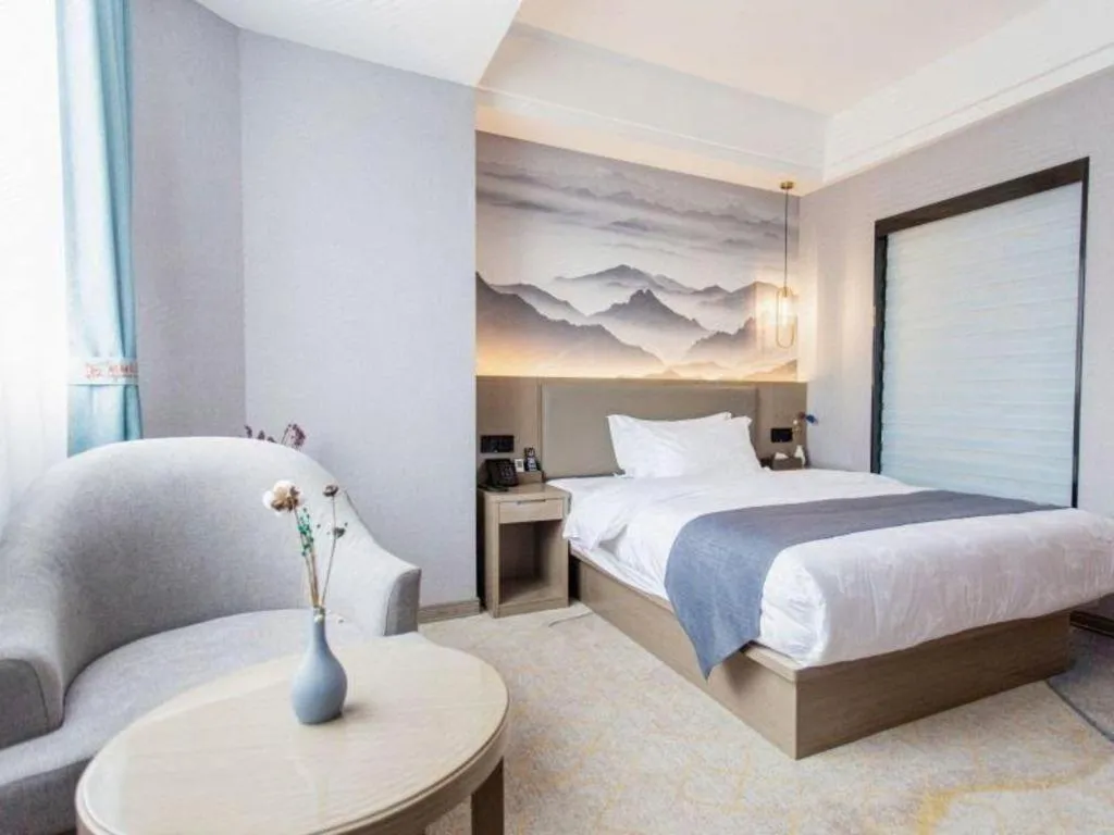 Bed in GreenTree Eastern Hotel Chizhou Tonghui Plaza