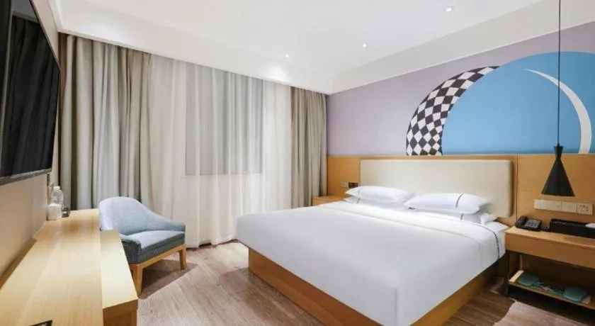 Bed in City Comfort Inn Guangzhou Shixi Metro Station Pazhou Exhibition