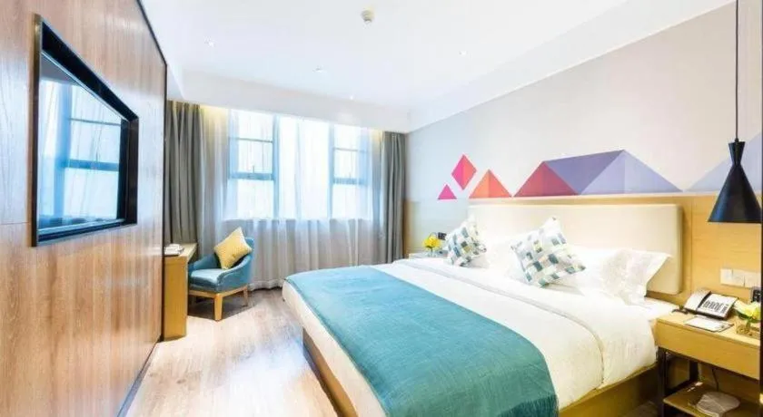 Bed in City Comfort Inn Guangzhou Shixi Metro Station Pazhou Exhibition