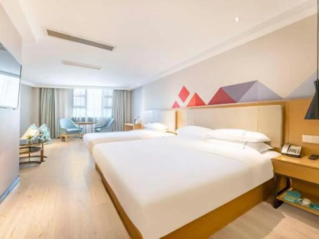 Bed in City Comfort Inn Guangzhou Shixi Metro Station Pazhou Exhibition