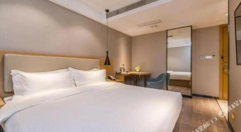 Bed in City Comfort Inn Guangzhou Shixi Metro Station Pazhou Exhibition