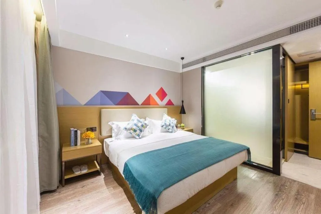 Bed in City Comfort Inn Guangzhou Shixi Metro Station Pazhou Exhibition