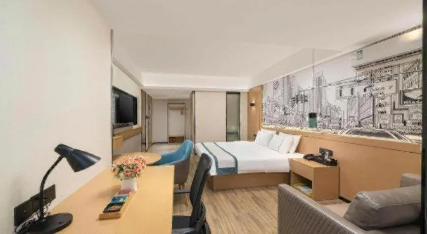 Bed in City Comfort Inn Nanning Exhibition Center Hangyang City Metro Station